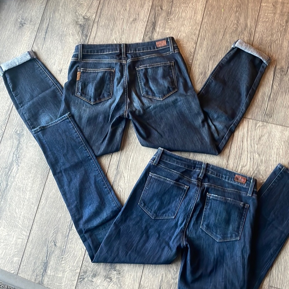 Paige jeans two pairs size 28